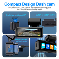Cámara de Coche Dual 4K 2K con WiFi, Control por App, Visión Nocturna, Sensor G, Grabación en Bucle, Tipo C, Modo de Estacionamiento 24H, 135 Grados, OEM ODM