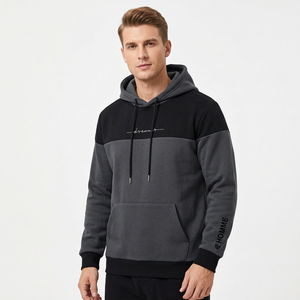 Men's High Quality 100% Cotton <b>Hoodie</b> Pants Set Autumn Winter Comfortable Loose Fit Custom Drawstring European <b>Large</b> Cartoon - Product Image 4