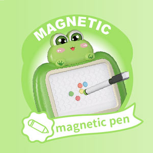 Qs Nieuw Ontwerp Kids Cartoon Educatief 2 In 1 Schilderset Speelgoed Plastic 2 Kleuren Dierlijke Vorm Diy Tekentafel Speelgoed Voor Kinderen - Product Image 3