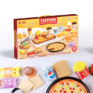 KSF Đồ Chơi Bộ Đồ Chơi Cắt Pizza Hàng Mới Về Bộ Đồ Chơi Nhà Bếp Đóng Vai Mô Hình Mô Phỏng Sáng Tạo Cho Trẻ Em