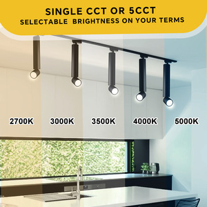 <span class=keywords><strong>Spot</strong></span> LED cylindrique commercial pour plafond, 12W, orientable 15/24/36/55 degrés, CCT, pour comptoir de magasin - Product Image 4