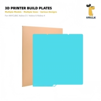 Pelat Cetak Printer 3D Dua Sisi, Pelat Pendingin 264x276mm untuk Anycubic Kobra S1/Kobra X/Kobra 4 Grosir Kustom