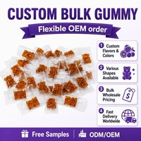 Bonbons gélifiés en gros, en vrac, doux et moelleux, en forme de dessin animé, aromatisés aux fruits, personnalisables, pour fêtes, vente au détail, collation, OEM, marque privée, 10KG