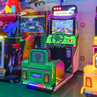 Machine de jeu vidéo Machine d'arcade de voiture de course à grande vitesse de 19 pouces à pièces pour les enfants