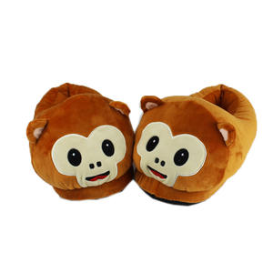 Pantuflas Divertidas con Caras Coloridas, Pantuflas de Otoño Suaves <span class=keywords><strong>y</strong></span> Peludas, Cómodas, con Expresiones de Tristeza, Enojo <span class=keywords><strong>y</strong></span> Gafas de Sol, para Adultos, para Exteriores - Product Image 5