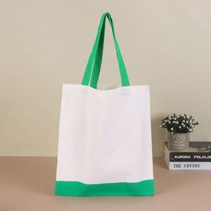Sac fourre-tout en toile personnalisé avec logo, sans soufflet, 34 couleurs, impression personnalisable pour cadeau promotionnel, vente en gros - Product Image 6