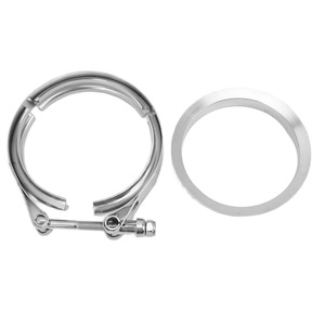 Juego de Abrazaderas de Brida de Acero Inoxidable para Turbina S400 S400SXE S475 S480 T4 de 4 Pulgadas para Reparación y Reemplazo del Colector de Admisión - Product Image 2