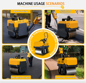 Rodillo Compactador <span class=keywords><strong>de</strong></span> Doble Tambor Autopropulsado Duradero en Venta, Compactador Autopropulsado <span class=keywords><strong>de</strong></span> Bajo Mantenimiento para Rendimiento <span class=keywords><strong>de</strong></span> la Flota (ROI) - Product Image 2