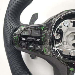 Volante Deportivo de Cuero Perforado con Fibra de Carbono Forjada y LED para BMW G20 G30 G01 Serie 3 Serie 5, Precio al por Mayor - Product Image 6