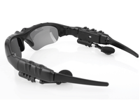 Sport stéréo Bluetooth sans fil casque pliable lunettes de soleil casque polarisé conduite lunettes de soleil/mp3 micro équitation yeux lunettes