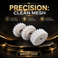 Engrenage droit en POM et nylon moulé par injection de précision pour machines et robots