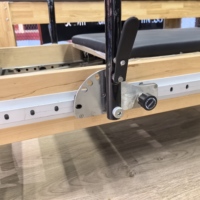 Plateforme d'étirement dynamique de haute qualité, extenseur pour entraînement du tronc, machine de Pilates Reformer en bois d'érable massif à rail complet pour le yoga
