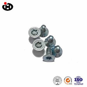 Tornillo Autorroscante de Cabeza Avellanada Métrico Torx, Cabeza Plana, Autoblocante, Estándar DIN, Acabado Zincado, Tamaño M3-M8, Suministro de China - Product Image 5
