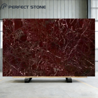 Dalle de marbre rouge Rosa Levanto naturel de luxe PerfectStone, de haute qualité pour les projets d'intérieur de luxe