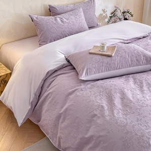 Parure de lit de luxe en coton 100% à fibres longues, jacquard 3D, 300 fils, qualité supérieure, <span class=keywords><strong>pour</strong></span> hôtel et <span class=keywords><strong>maison</strong></span>, personnalisable OEM/ODM - Product Image 2