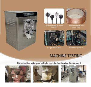 Machine à <span class=keywords><strong>gelato</strong></span> automatique commerciale 28-32L/H 220V, nouvelle machine à crème glacée dure pour usage professionnel, pour ingrédients à base de fruits et de lait - Product Image 4