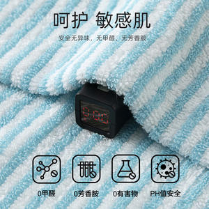 ผ้าเช็ดหน้าลายทางผ้าฝ้ายแท้ 30x50 ซม. นุ่ม ไม่เป็นขุย สำหรับใช้ในชีวิตประจำวัน - Product Image 2