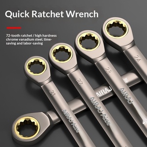 Clé à cliquet double usage Erez, de qualité industrielle, métrique, résistante à l'usure, antirouille, pour réparation domestique, gain de temps - Product Image 5