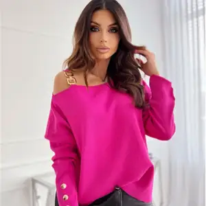 S9705-spring 2023 women s clothing chain tops for women stylish pullover woman