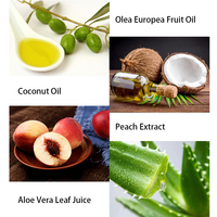 Marque privée Corps végan Crème au beurre de pêche Biologique naturel Vente en gros Soins de la peau Beurre corporel nourrissant à la noix de coco et à la pêche