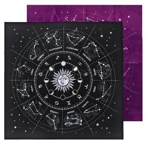 <span class=keywords><strong>Mantel</strong></span> de franela suave y cómodo para juego de mesa, <span class=keywords><strong>12</strong></span> Constelaciones, Tarot - Product Image 6
