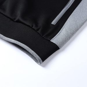 Conjunto deportivo informal para hombre, chándal de manga larga con cremallera completa y chaqueta deportiva y pantalones transpirables para correr y trotar - Product Image 5