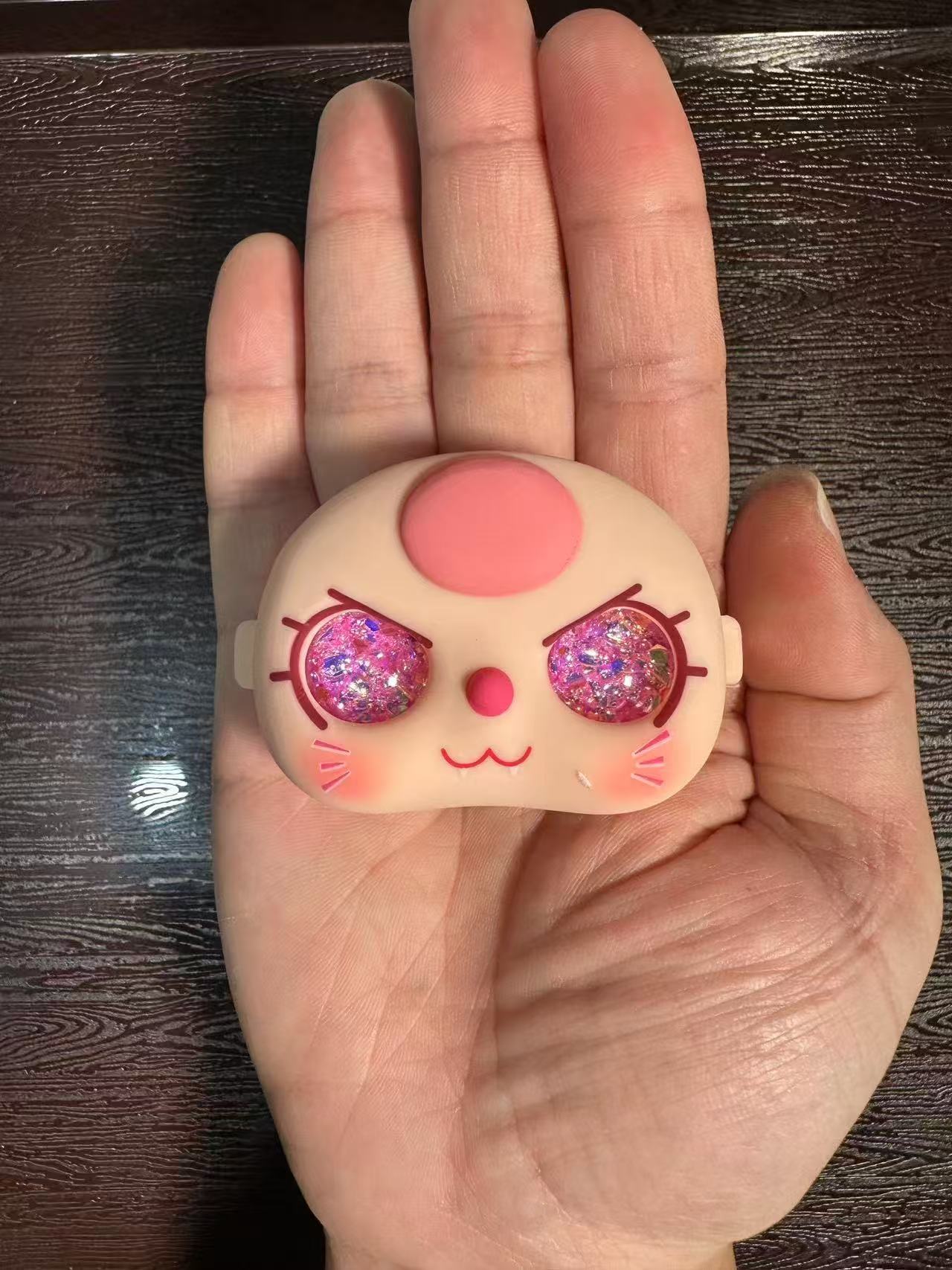 Platino rosa cipria - occhio singolo