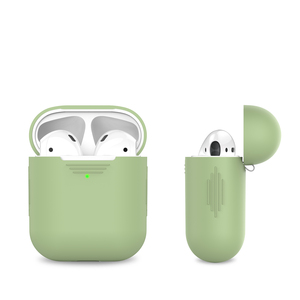 Tapón antipolvo suave de silicona para auriculares, funda protectora visible LED frontal de una parte, funda <span class=keywords><strong>AirPods1</strong></span> fina para/<span class=keywords><strong>2</strong></span> - Product Image 4
