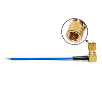 Pasokan Pabrik Konektor RF Sudut Kanan 10-32 Male untuk Kabel Coax RG178 Biru 50 Ohm Frekuensi Tinggi