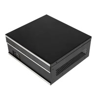 2U Mini-ITX Dual System Compact Server Case Industrial Desktop PC Case with Rack Compatibility in Stock