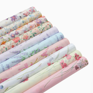 Rollo de papel de seda con diseño de flor de lavanda, ecológico, con impresión digital, para regalos, manualidades y embalaje, para bricolaje. - Product Image 6