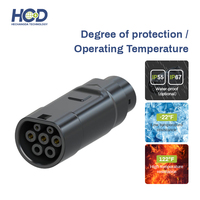 Adaptateur de charge pour véhicule électrique HCD 32A GBT vers SAE J1772 Type1, haute performance, 110V-250V