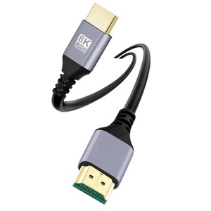 Cable HD2.1 UHD Compatible con 8K 60Hz 4K 120Hz <span class=keywords><strong>ARC</strong></span> HDCP 48Gbps de Alta Velocidad HDR, Cable de Video Ultrafino para Laptop, PC, Monitor, <span class=keywords><strong>PS4</strong></span>/5, HDTV - Product Image 3