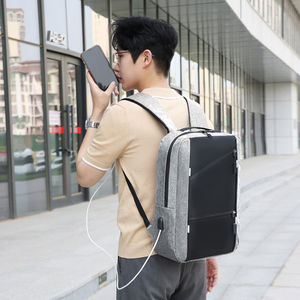 Business Men's Backpack Fashion Leisure Backpack Travel Large Capacity Schoolbag Portable <b>Computer</b> <b>Bag</b> - Product Image 4