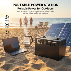 3000W Wheeled Portable Power Station Pure Sine Wave <b>Solar</b> <b>Generator</b> 220V AC USB-C Emergency Backup Camping EU UK AU <b>Solar</b> Power - Product Image 3