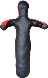 Saco de boxeo personalizable, equipo de entrenamiento, agrupamiento de pie, rodillas, maniquí de acero PU, opciones de arena de agua para kickboxing - Product Image 3