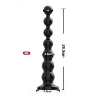 Perles anales vibrantes, plug anal rechargeable, plug anal flexible, masseur de prostate avec 10 modes de vibration, jouets anaux pour hommes et femmes