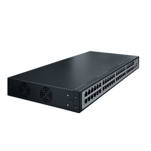 สวิตช์เครือข่ายกิกะบิต 50 พอร์ต แบบ OEM&ODM จากโรงงาน พร้อม QoS Vlan ตัวเรือนเหล็ก 50 RJ45 สำหรับศูนย์ข้อมูล สวิตช์กิกะบิตอีเธอร์เน็ต - Product Image 3