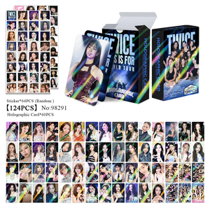 <span class=keywords><strong>KPOP</strong></span> 124 pièces/boîte TW <span class=keywords><strong>MOMO</strong></span> SANA MINA THIS IS for WORLD TOUR Carte photo laser Lomo Card Photo Card - Product Image 4