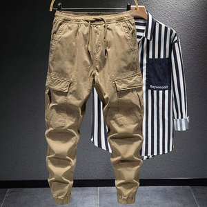 Ultimi Modelli di <span class=keywords><strong>Pantaloni</strong></span> Cargo Sportivi Casual <span class=keywords><strong>con</strong></span> Grandi Tasche, <span class=keywords><strong>Pantaloni</strong></span> da Lavoro in Cotone e Poliestere per <span class=keywords><strong>Uomo</strong></span> - Product Image 2