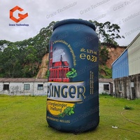 Promotion de marque de produit gonflable personnalisé Bouteille de canette de soda à bière gonflable pour la publicité