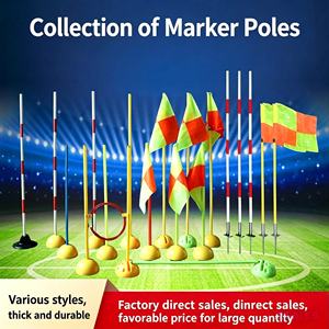 Wholesale Injection Type 1-15 Meter Corner <b>Flag</b> Football Training Sign Obstacle <b>Pole</b> Plastic Steel - Product Image 3