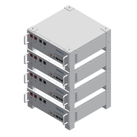 Batterie au lithium VoltaNest 51.2V 314Ah 100Ah 16kWh 10.24kWh avec BMS intelligent intégré pour stockage d'énergie, empilable