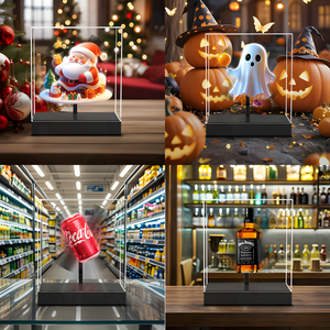 3D мини-проектор для настольного использования с высоким разрешением, голографический дисплей для рекламы и подарков - Product Image 5