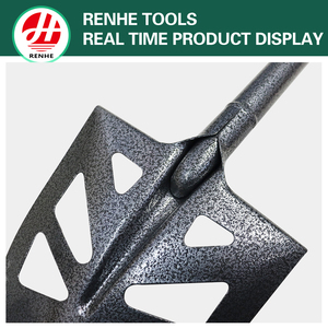Vente chaude Outils à main multifonctions en métal pour la construction, le camping et le jardinage, pelle à manche en acier pour creuser des trous - Product Image 3