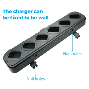 Chargeur multi-unités à six ports pour radios Baofeng UV5R F8HP, Retevis RT-5R 5RV, TYT F8 – <span class=keywords><strong>Station</strong></span> <span class=keywords><strong>de</strong></span> charge pour talkies-walkies - Product Image 4
