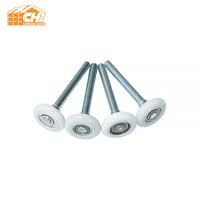 Roller Pintu Garasi Nylon 6200ZZ 2 Inch Bearing Tertutup Berlapis Seng 4 Inch 7 Inch Pengganti Batang Pintu Seksional Grosir