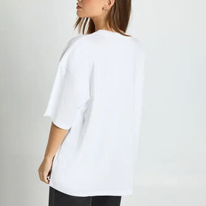 Camiseta de Verano Casual de Alta Calidad con Cuello Redondo y Estampado Floral para Mujer, Personalizable OEM/ODM - Product Image 2