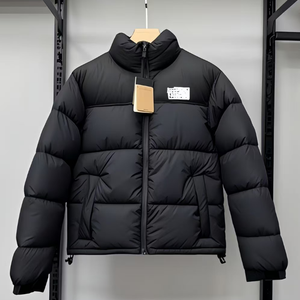 The Jacket for North <strong>Men's</strong> Winter Parka Sheep Character Print Zipper Closure Breathable Plus Size Warm Thicken Coat for Face - Product Image 4
