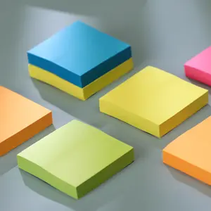 Fabrik Großhandel 100 Blätter Morandi Farbe Aufkleber Notiz Memo Etikett Aufkleber Vorlagen bunte Notiz Pad Stationär Schule